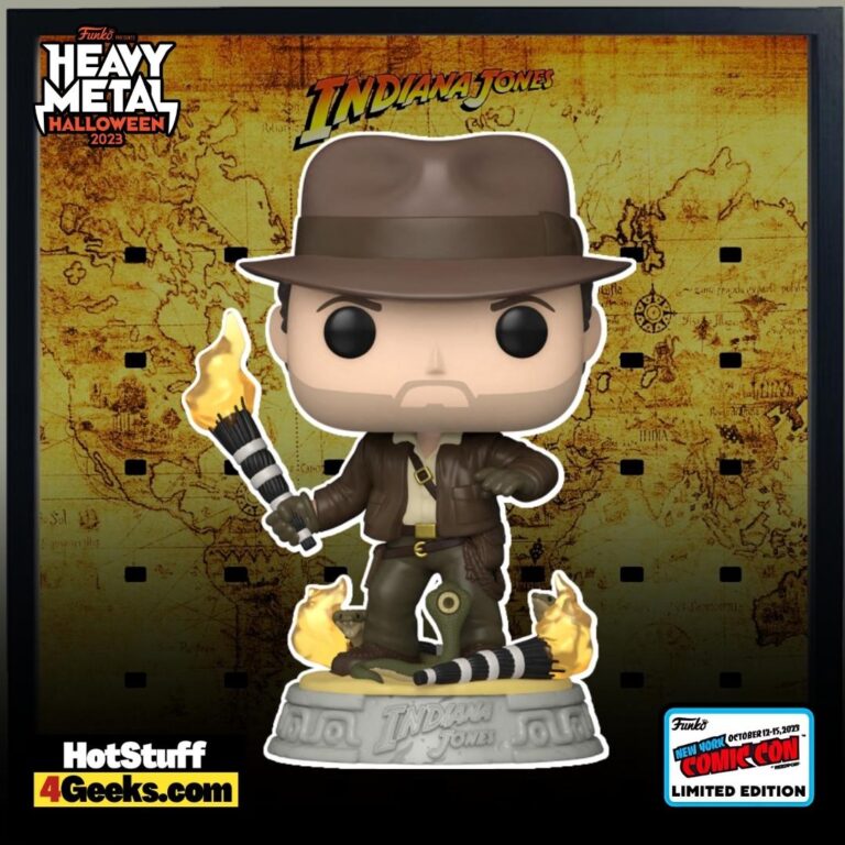 Funko POP! Raiders of the Lost Ark: Indiana Jones with Snakes Funko Pop! Vinyl Figure – NYCC 2023 and Funko Shop Shared Exclusive