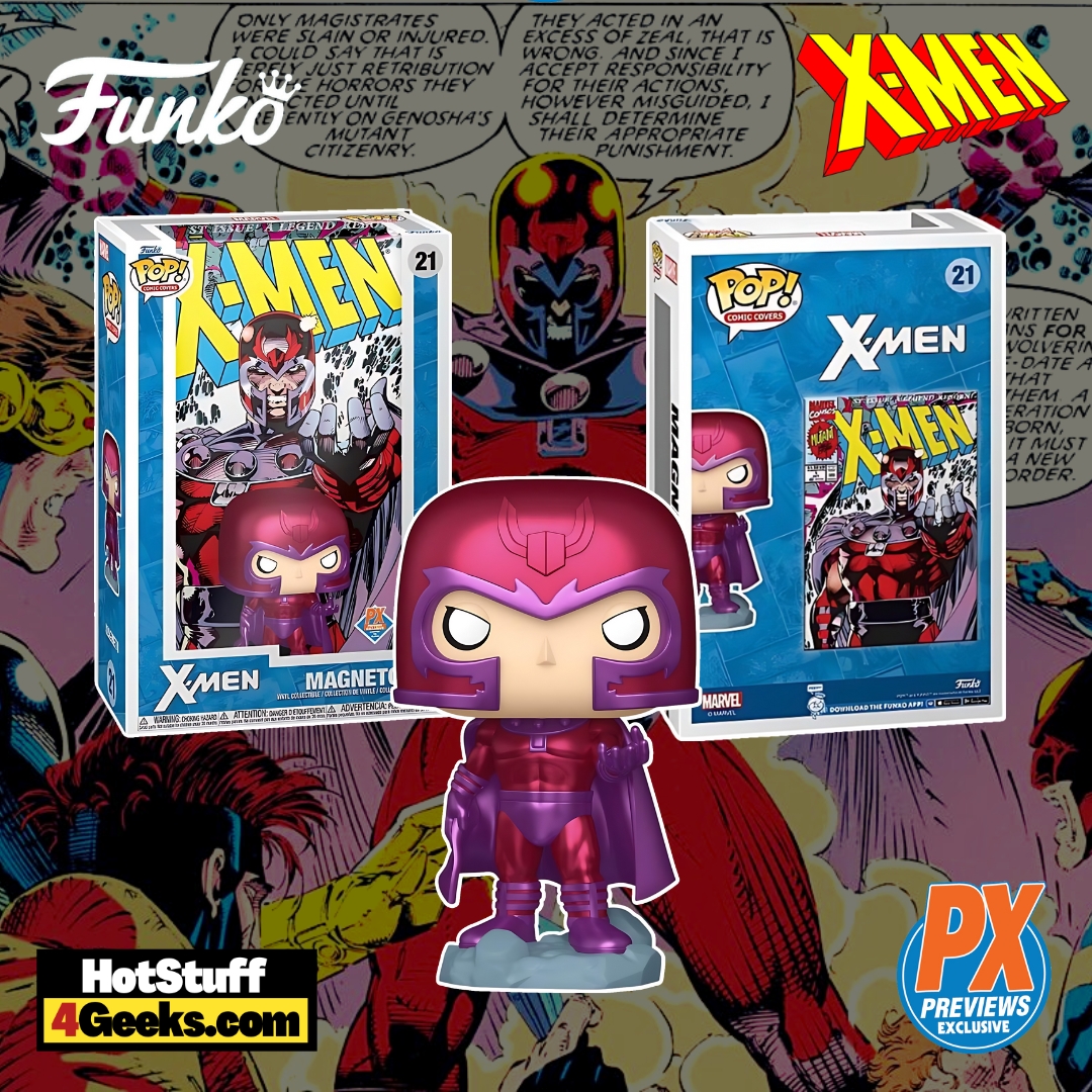 Funko Pop! Comic Covers: Magneto (X-Men #1) Funko Pop! Comic Cover #21 Vinyl Figure - PX Previews Exclusive