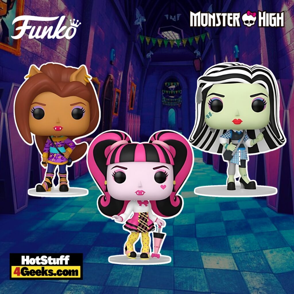 Monstrous Trio The NEW 2023 Monster High Funko Pop! Release