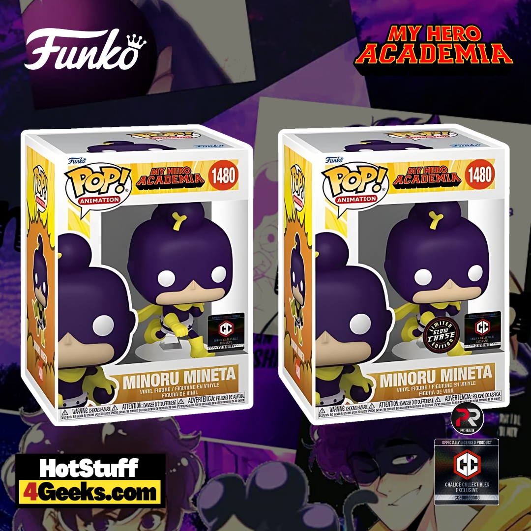 Funko Pop! Animation: My Hero Academia: Minoru Mineta with Glow-In-The-Dark Chase Funko Pop! Vinyl Figure - Chalice Collectibles Exclusive (2023 release)