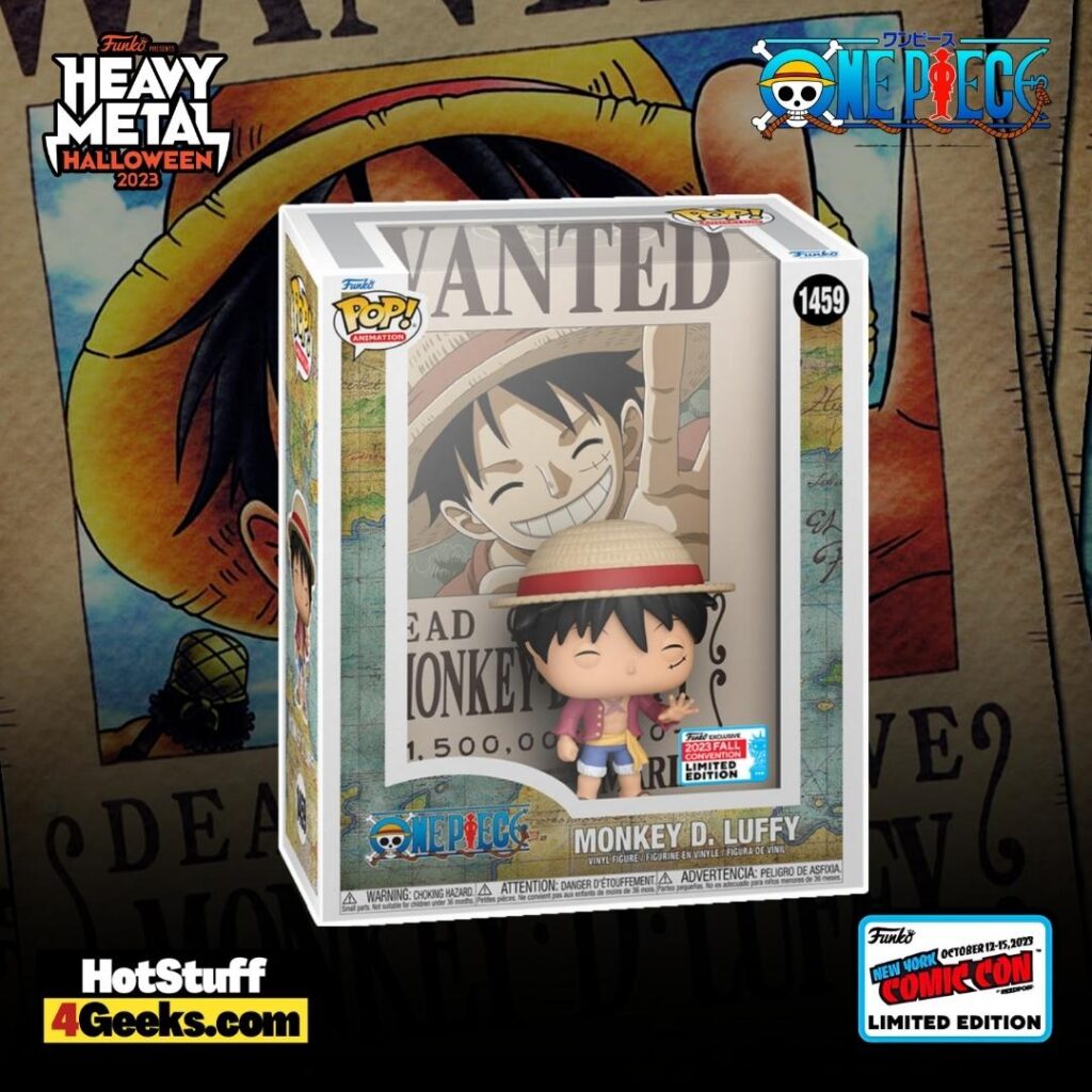 NYCC 2023 One Piece: Monkey D. Luffy Poster Funko Pop!