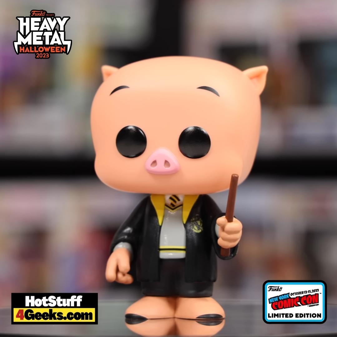 Funko POP! Warner Bros. 100th Anniversary: Looney Tunes X Harry Potter -  Porky Pig Hufflepuff Funko Pop! Vinyl Figure – NYCC 2023 and Funko Shop Shared Exclusive