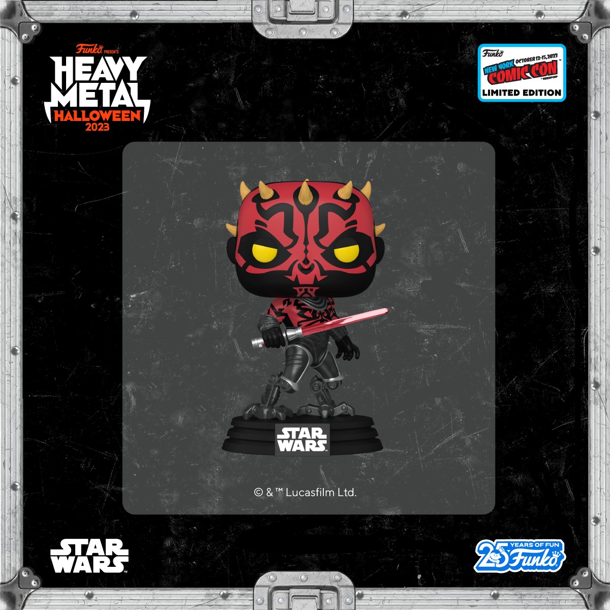 Funko POP! Star Wars: Darth Maul with Cybernetic Legs Funko Pop! Vinyl Figure – NYCC 2023 and Target Shared Exclusive