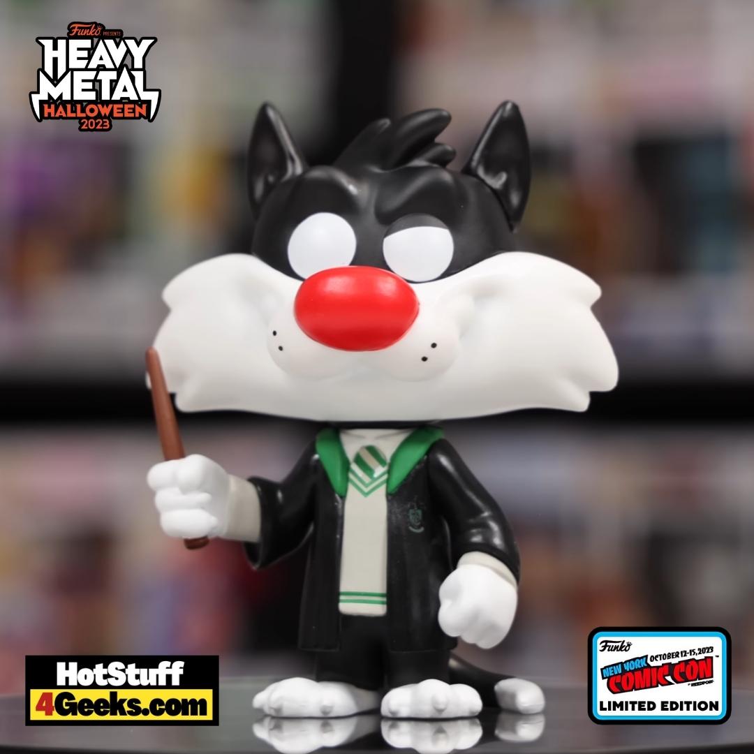 Funko POP! Warner Bros. 100th Anniversary: Looney Tunes X Harry Potter -  Sylvester Cat Slytherin Funko Pop! Vinyl Figure – NYCC 2023 and Funko Shop Shared Exclusive