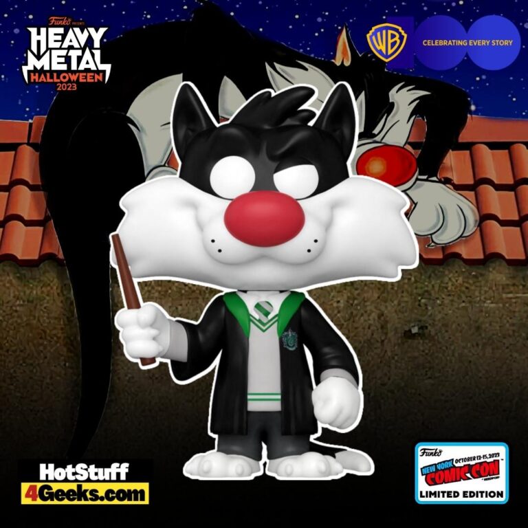 Funko POP! Warner Bros. 100th Anniversary: Looney Tunes X Harry Potter -  Sylvester Cat Slytherin Funko Pop! Vinyl Figure – NYCC 2023 and Funko Shop Shared Exclusive