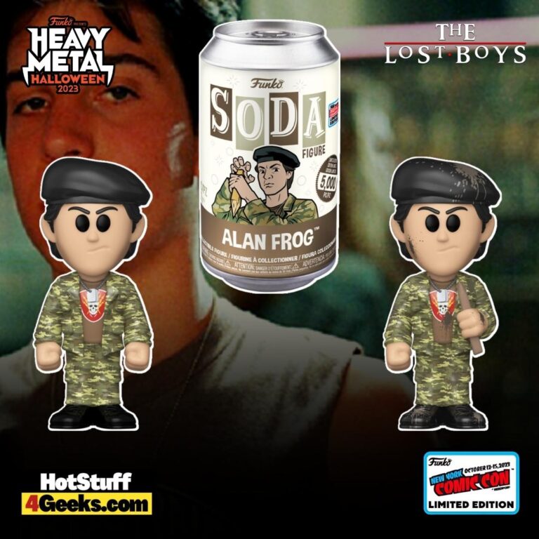 Funko Soda! The Lost Boys: Alan Frog Funko Soda Vinyl Figure with Edgar Frog with Mud Splats Chase – NYCC 2023 and Funko Shop Shared Exclusive