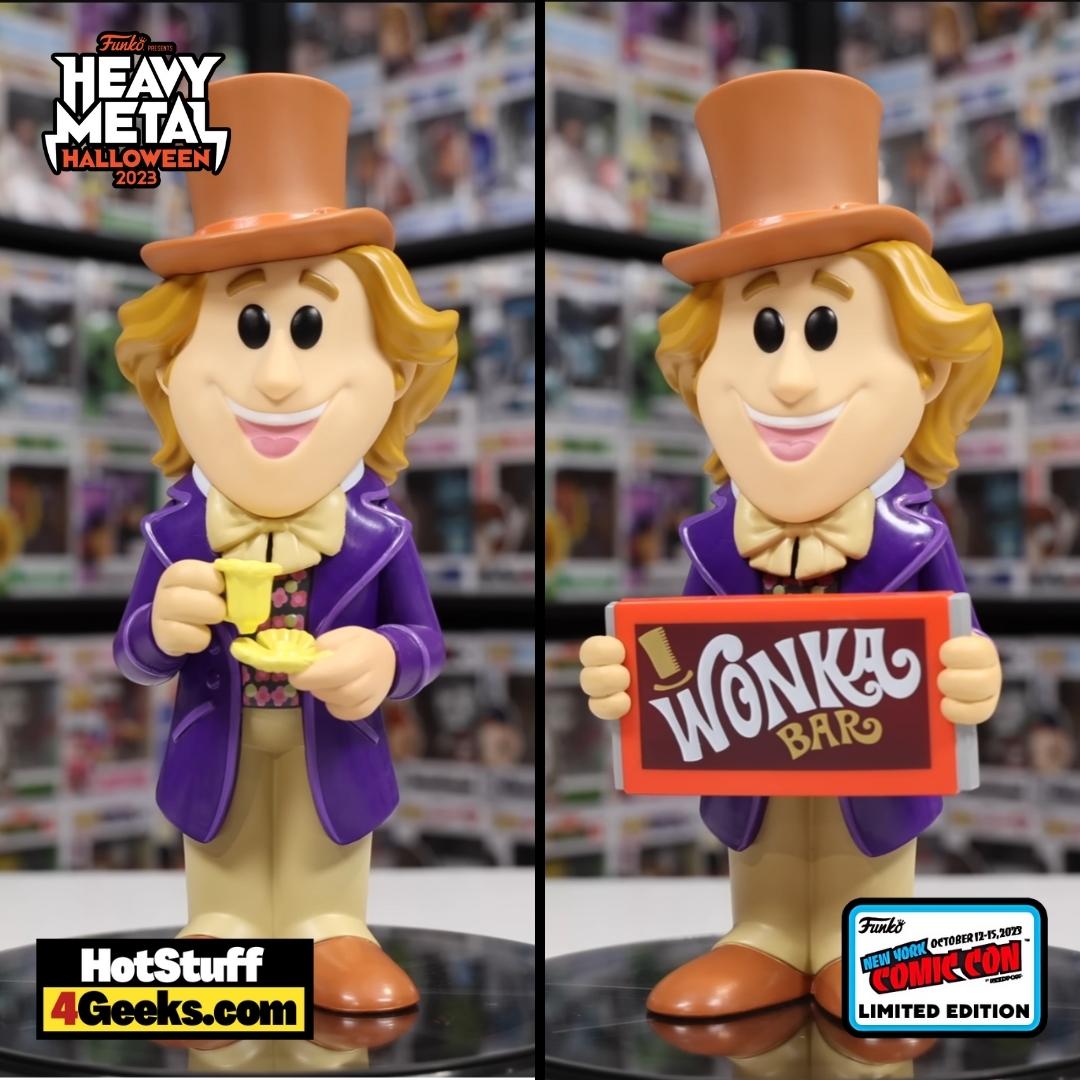 Funko Soda! Willy Wonka and the Chocolate Factory: Willy Wonka 3 Liter Funko Soda Vinyl Figure with Willy Wonka with Wonka Bar Chase – NYCC 2023 and Funko Shop Shared Exclusive