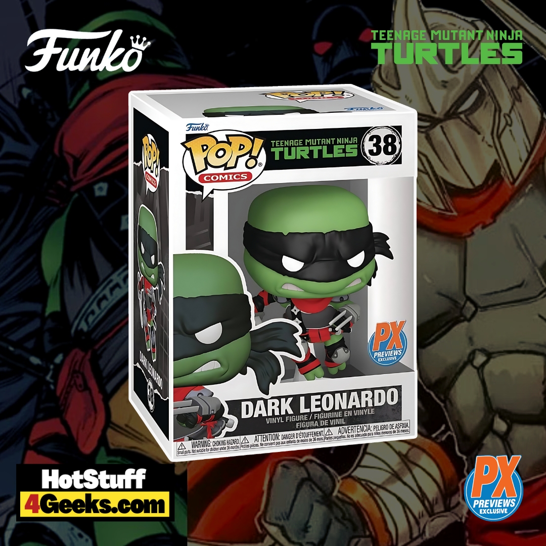 Funko Pop! Comics: Dark Leonardo Funko Pop! Vinyl Figure - PX Previews Exclusive