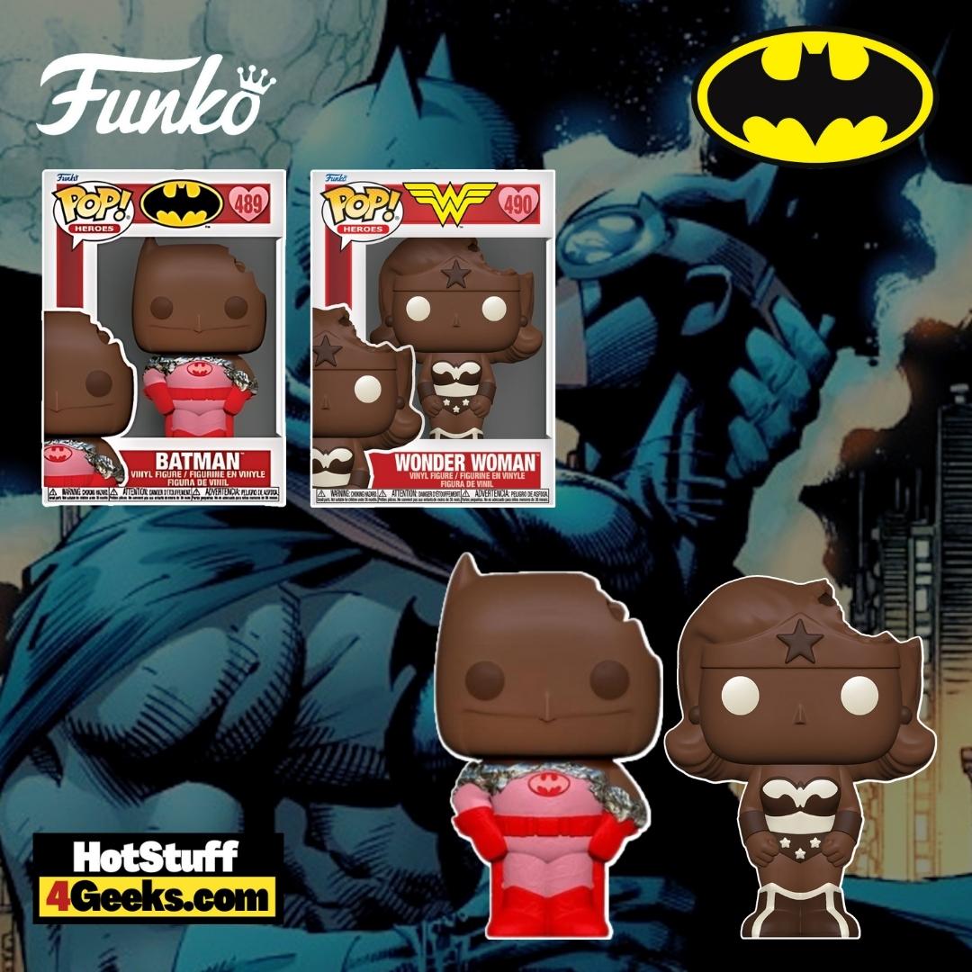 DC Comics - Batman and Wonder Woman Chocolate Deco Funko Pop! Vinyl Figure