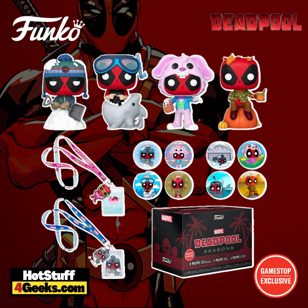 Funko Pop! Marvel Deadpool Seasons Mystery Box Kit de coleccionistas  GameStop Exclusivo