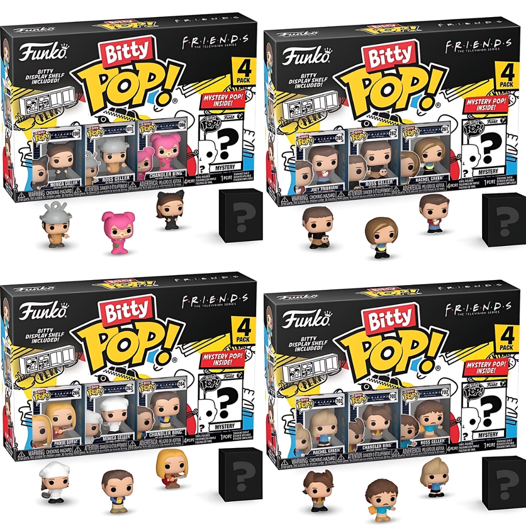 Friends Funko Bitty Pops Mini-Figures (2023 release)