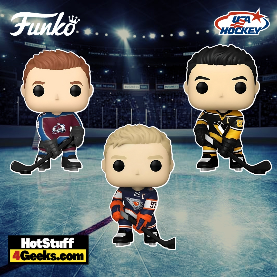 2023 NEW Makar, McDavid, and Crosby Hockey Funko Pops!