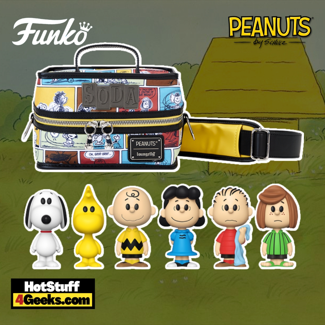 2023 NEW Exclusive Peanuts 6-Pack Funko Sodas with Cooler