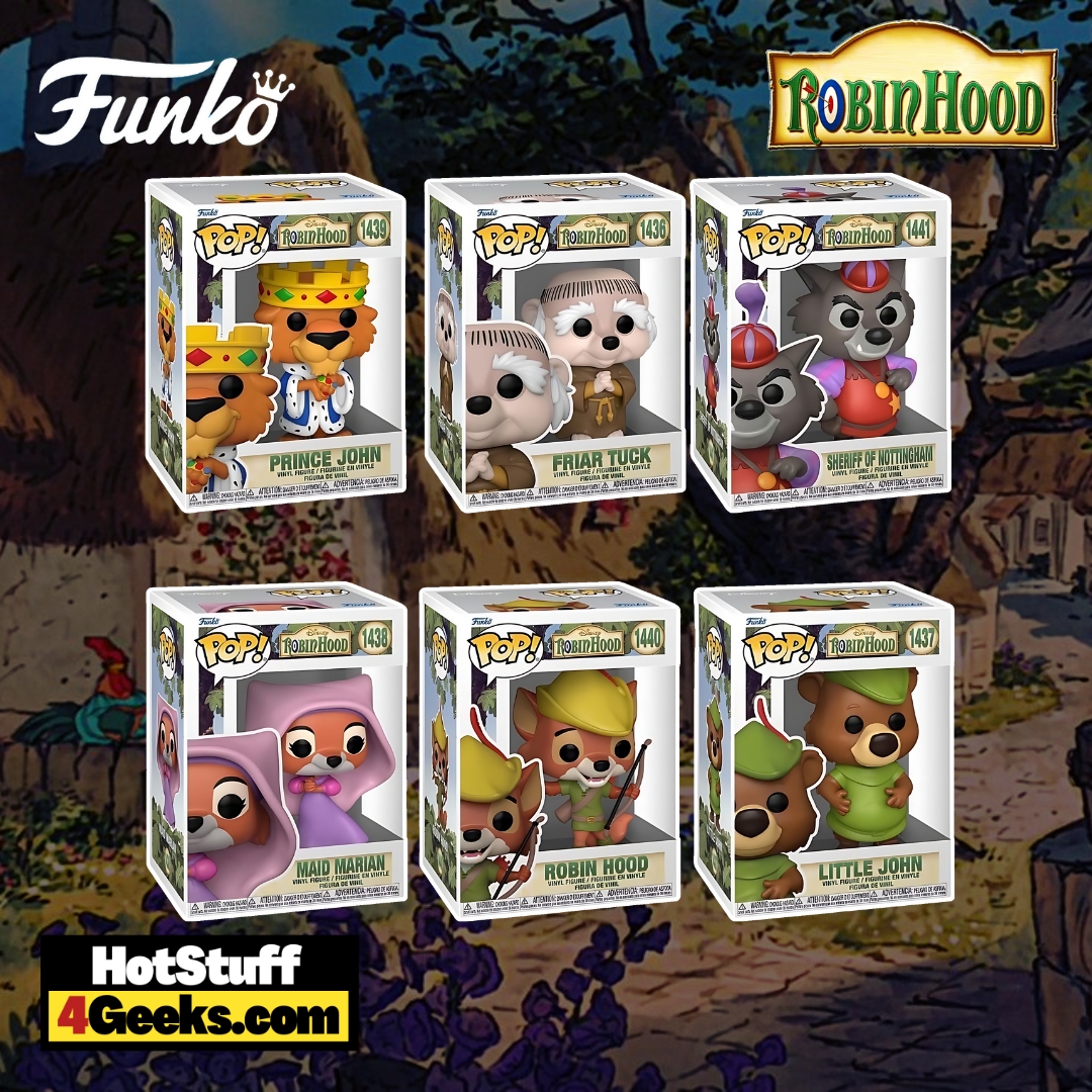 Funko Pop! Disney's Robin Hood Funko Pop! Figures (2023 release)