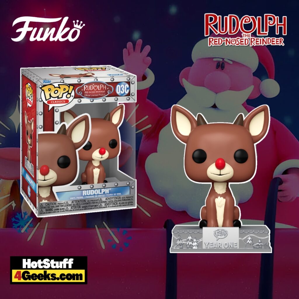 Funko Pop! Funko 25 Anniversary - Rudolph The Red-Nosed Reindeer Funko Pop! Classics with Tin Box - Funko Shop Exclusive