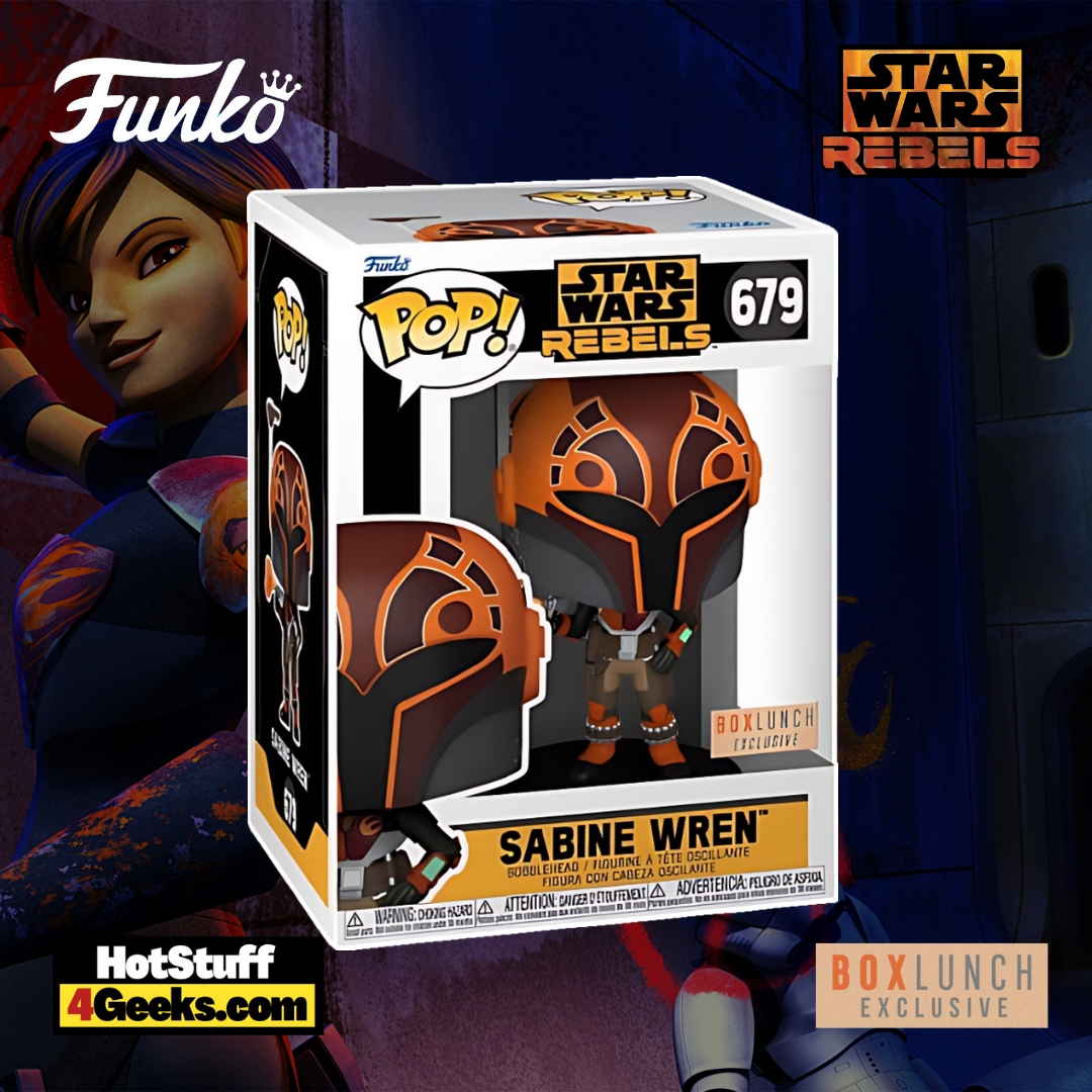 Funko Pop! Star Wars Rebels Sabine Wren Vinyl Bobblehead Figure - BoxLunch  Exclusive