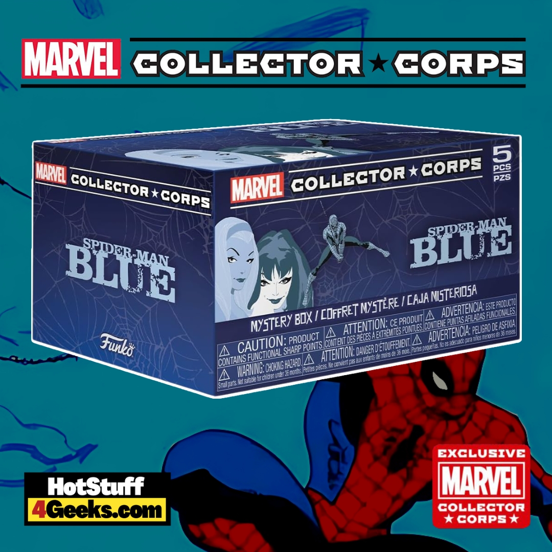 2023 NEW Spider-Man Blue Funko Marvel Collector Corps Box