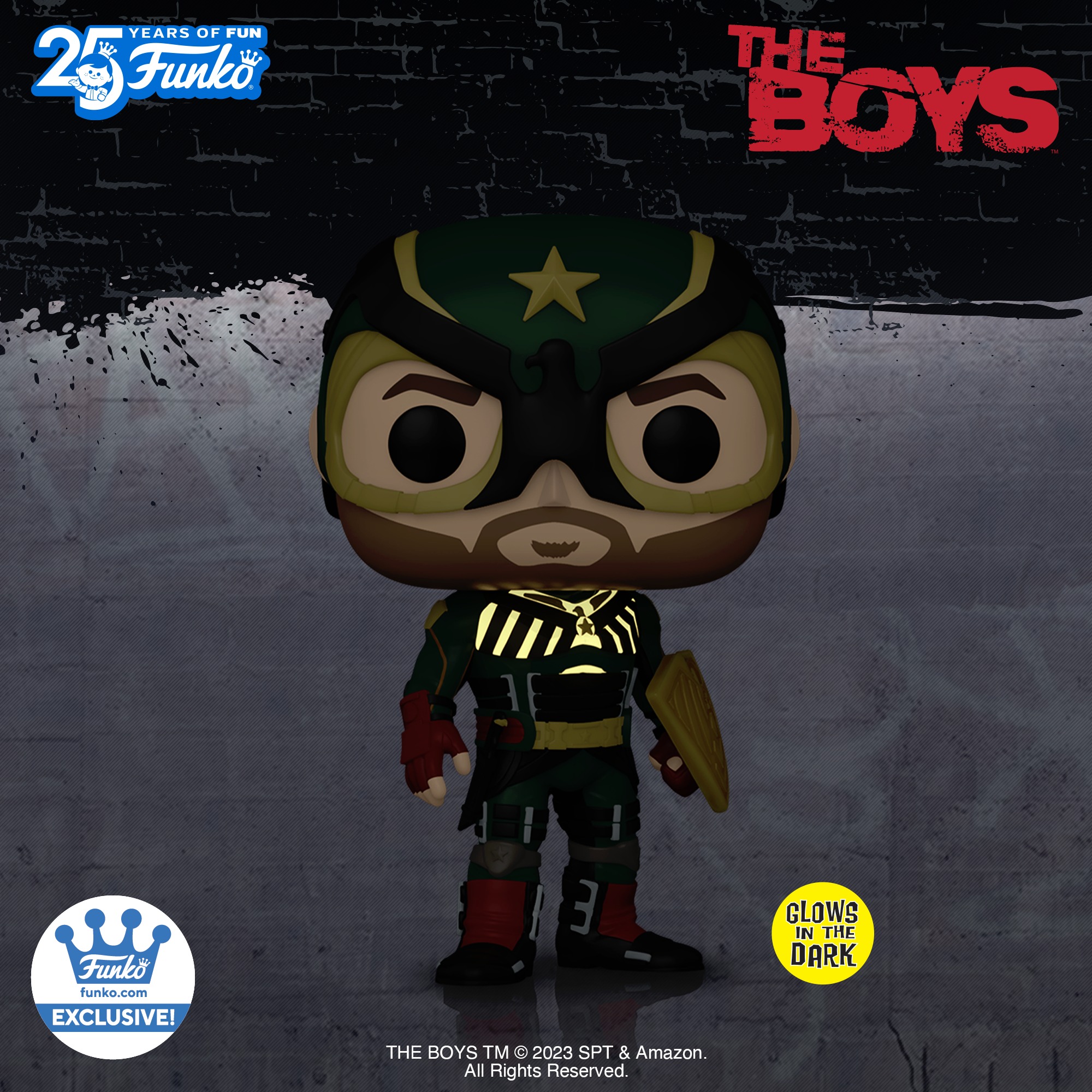 The Boys - Soldier Boy Glow-In-the-Dark (GITD) Funko Pop! Vinyl Figure - Funko Shop Exclusive