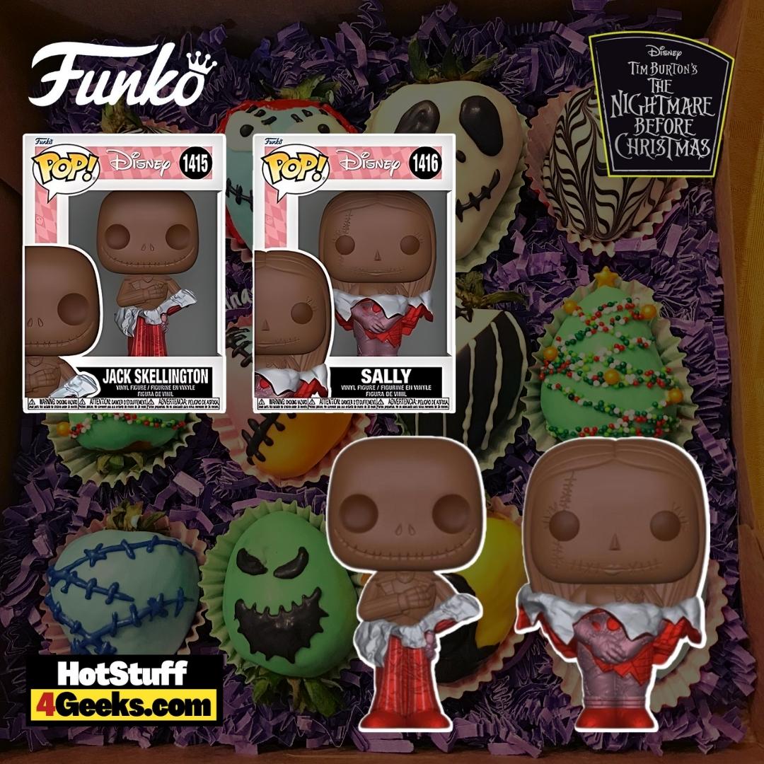 The Nightmare Before Christmas - Jack Skellington and Sally Chocolate Deco Funko Pop! Vinyl Figures