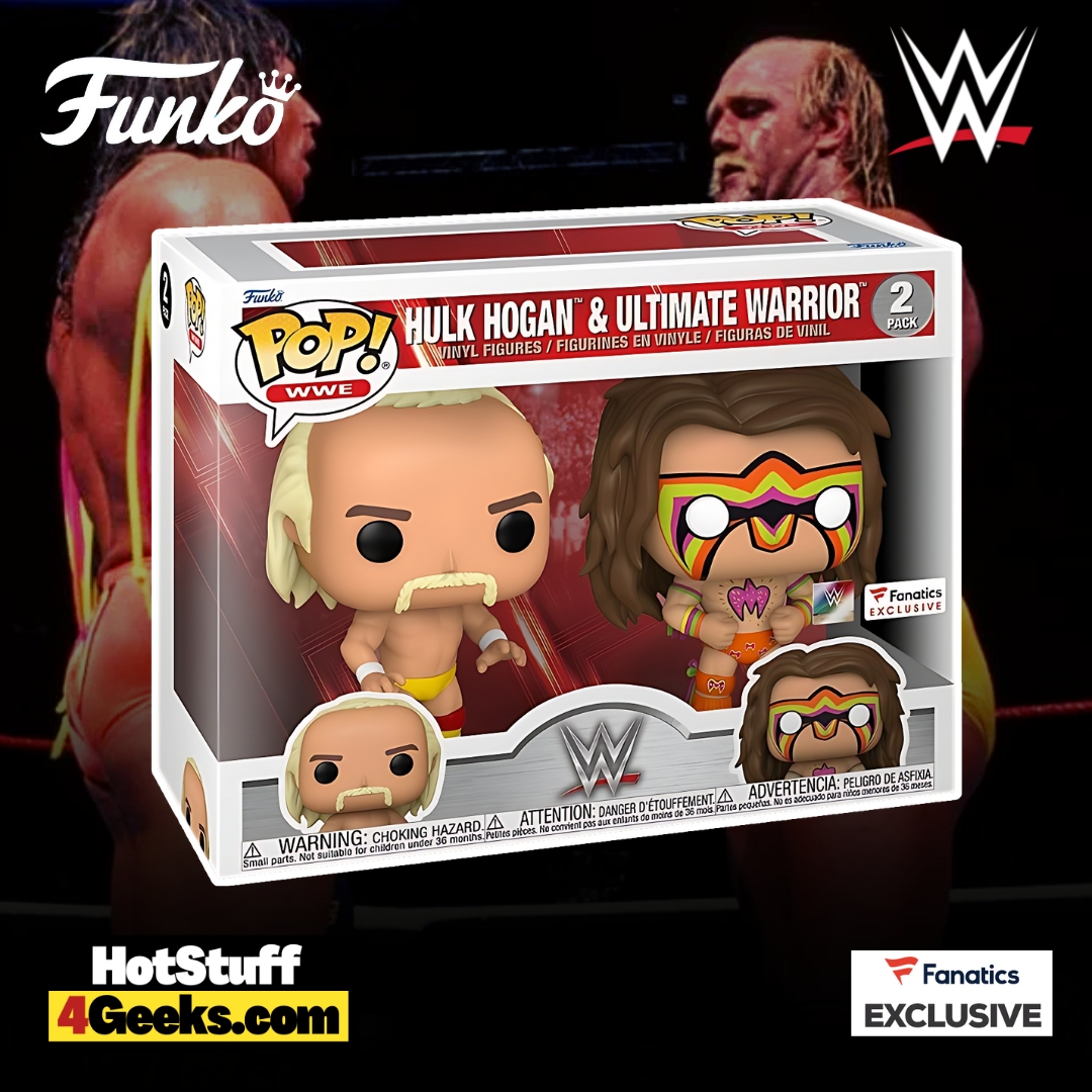 Funko Pop! WWE - Hulk Hogan and Ultimate Warrior 2-Pack Funko Pop! Vinyl Figures