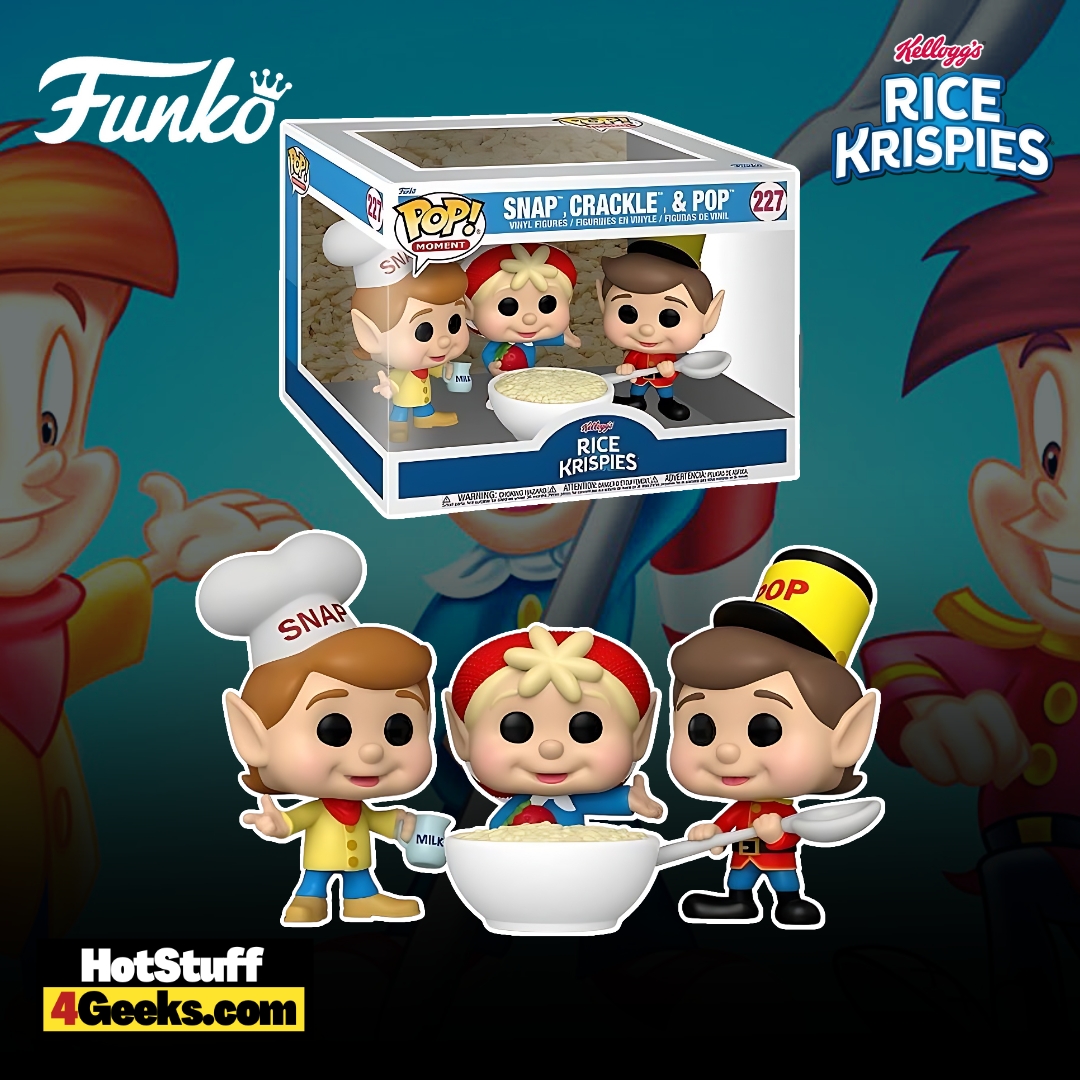 Funko Pop! Ad Icons: Kellogg's Rice Krispies -  Snap,  Crackle, and Pop 3-Pack Funko Pop! Vinyl Figures (2023 release)