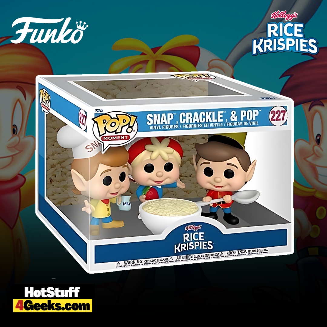 Funko Pop! Ad Icons: Kellogg's Rice Krispies -  Snap,  Crackle, and Pop 3-Pack Funko Pop! Vinyl Figures (2023 release)