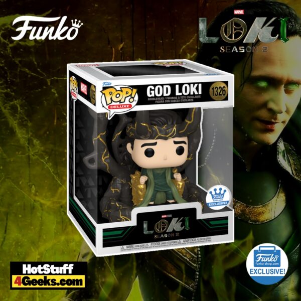 2023 New Loki Season 2 God Loki On Throne Funko Pop Deluxe 3749