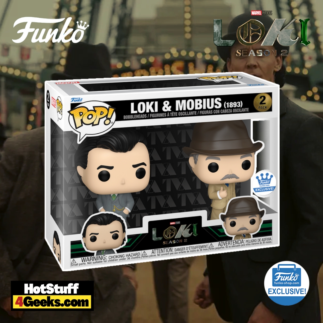 Funko Pop! Loki Season 2 - Loki and Mobius (1893) 2-Pack Funko Pop! Vinyl Figure - Funko Shop Exclusive