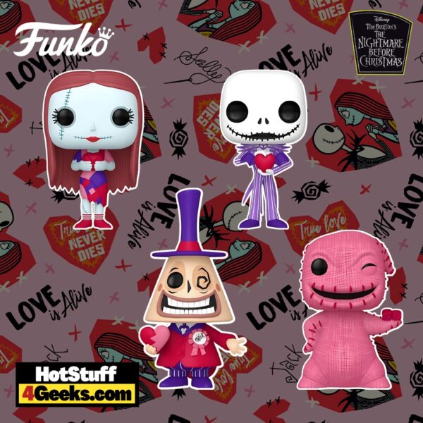 2024 NEW The Nightmare Before Christmas Valentine Funko Pops