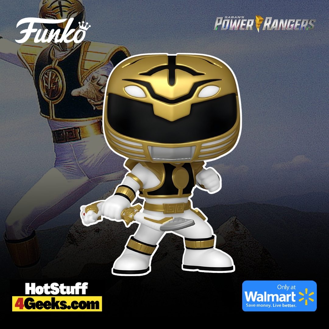 Funko Pop! Power Rangers: White Power Ranger with Sword Funko Pop! Vinyl Figure - Walmart Exclusive