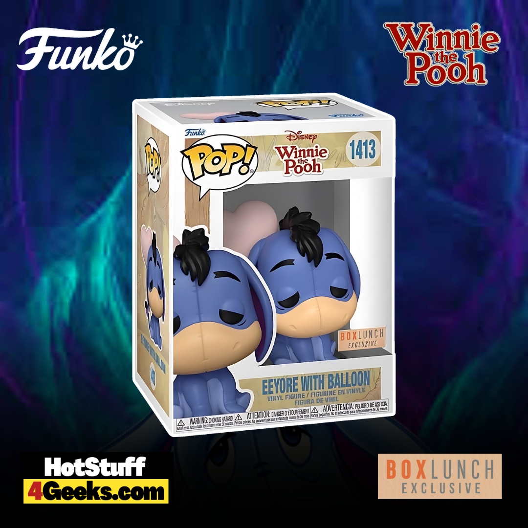 Funko Pop! Winnie The Pooh – Eeyore With Baloon Funko Pop! Vinyl Figure – BoxLunch Exclusive (2024 release)