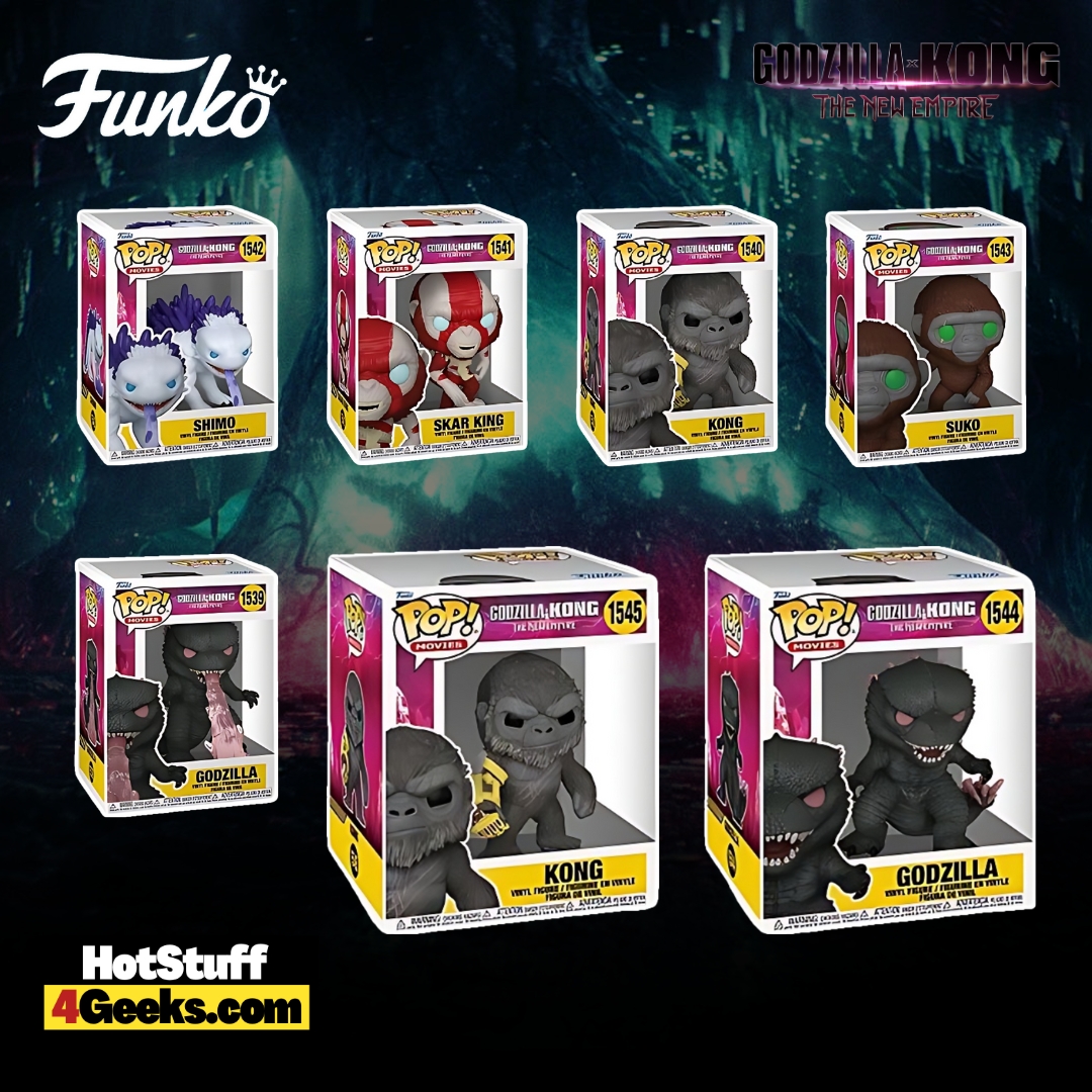 Godzilla X Kong: The New Empire Funko Pop! Vinyl Figures (2024 release)