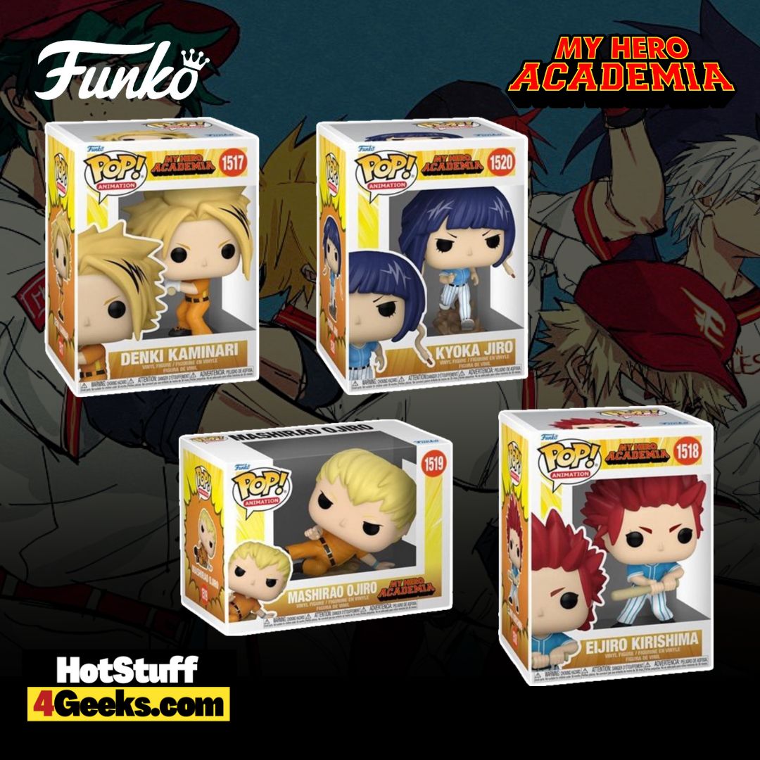 My Hero Academia: Hero League Baseball Funko Pops! - Wave 2 (2024 release)