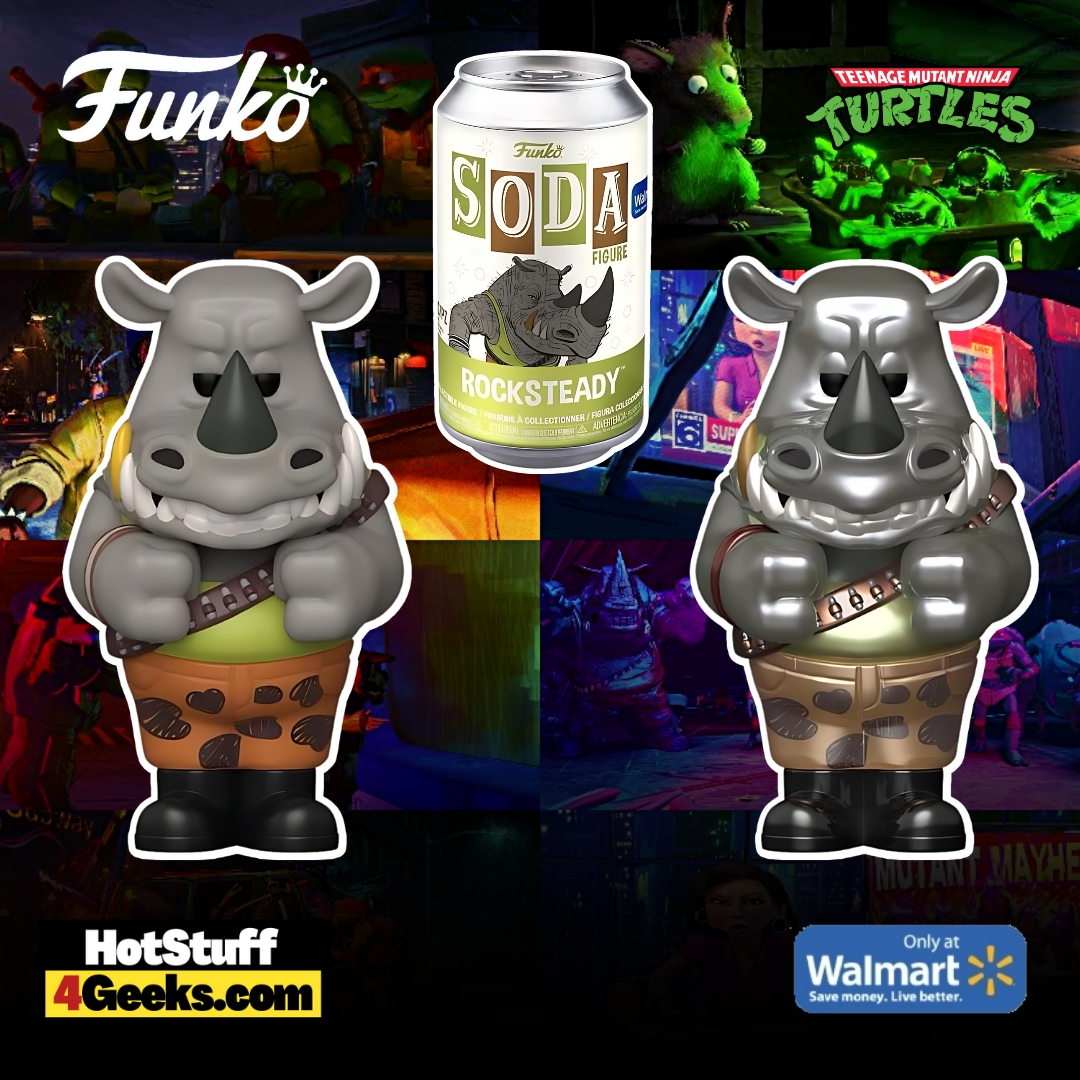 New TMNT Rocksteady Funko Soda Walmart Exclusive