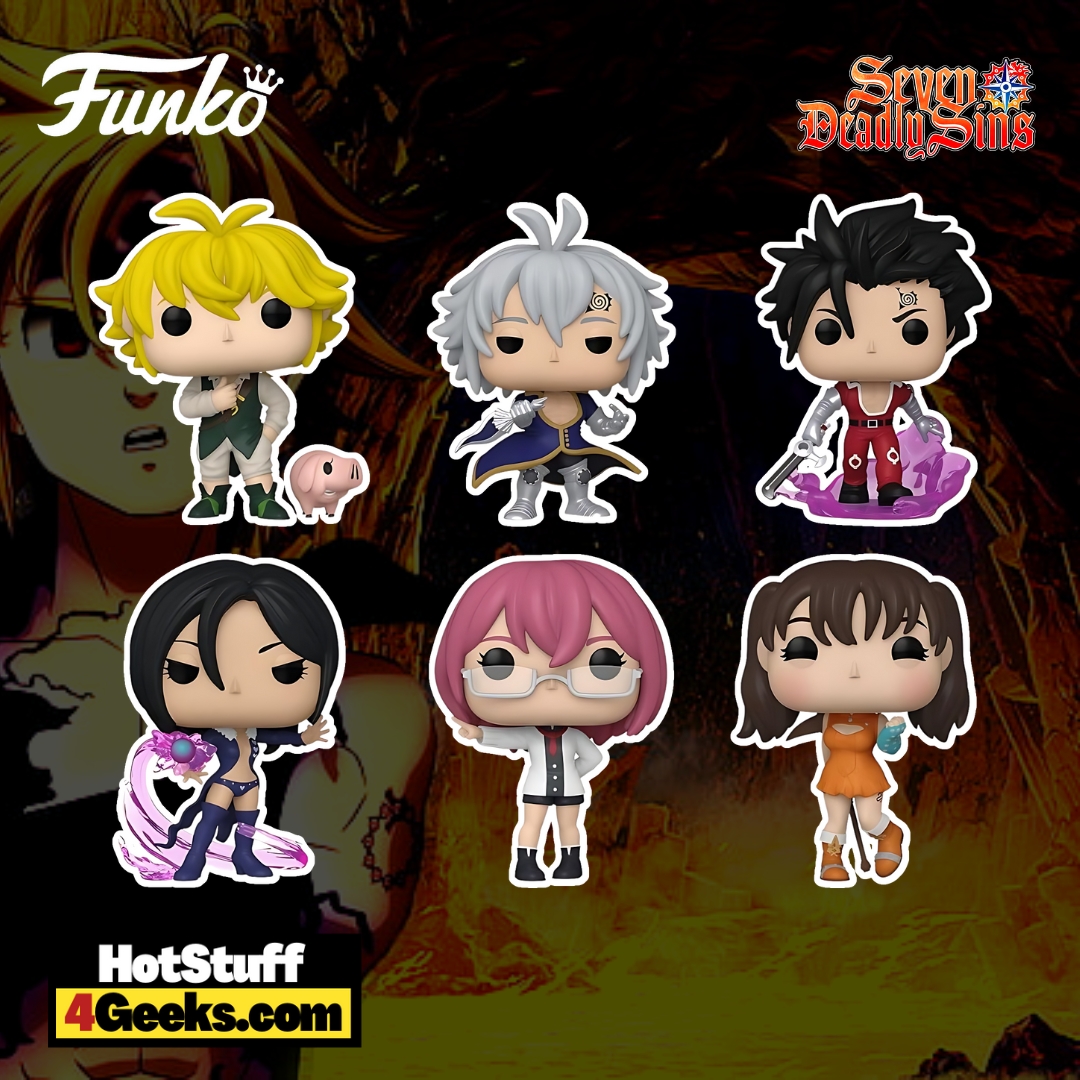 The NEW The 7 Deadly Sins Funko Pop! Figures (2024 release)