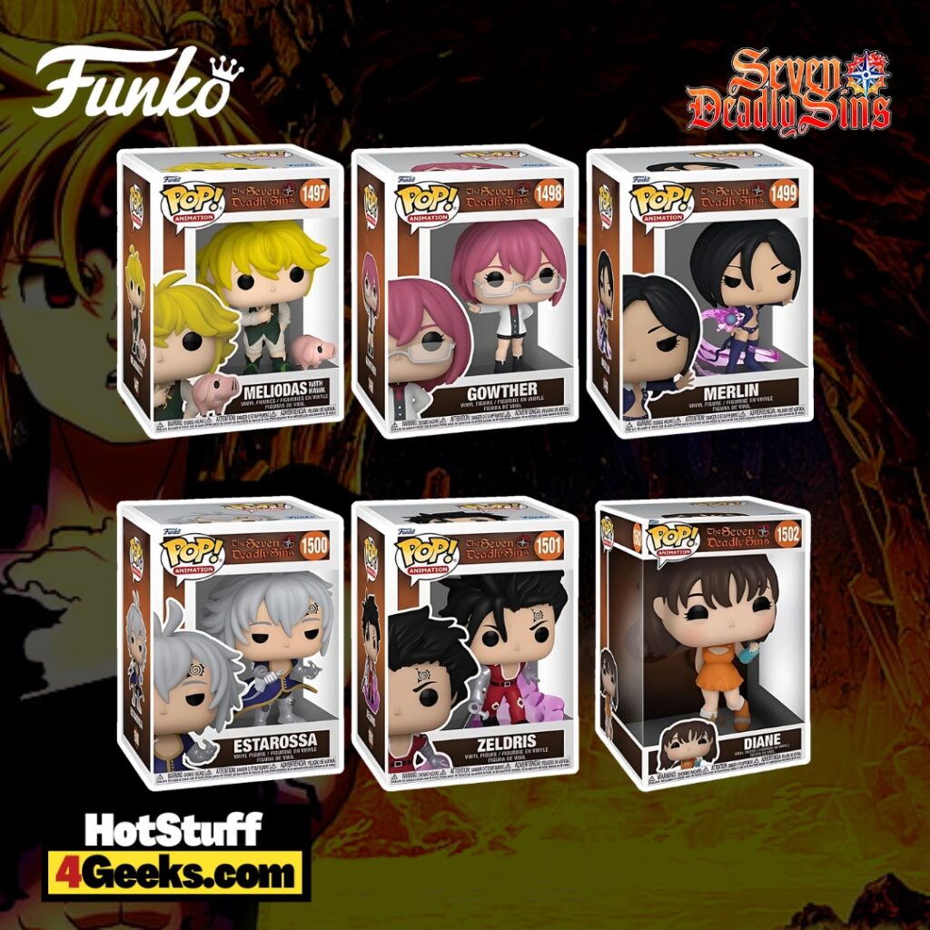 The NEW The 7 Deadly Sins Funko Pop! Figures (2024 release)