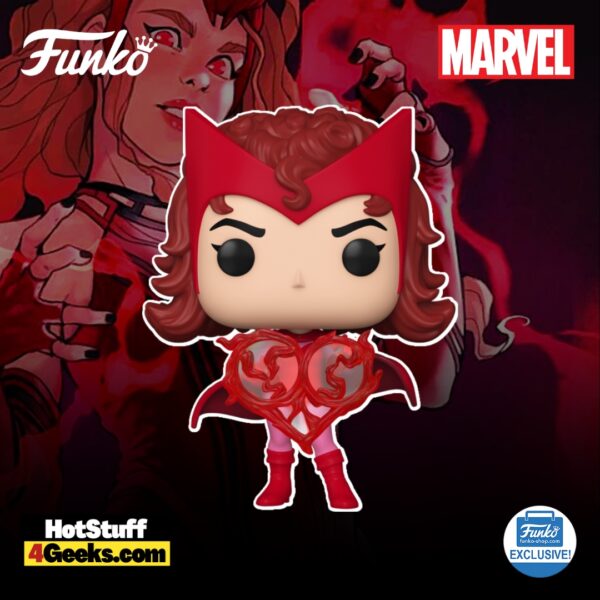 Scarlet Witch w/ Heart Hex Funko Pop! 2024 Valentine Release