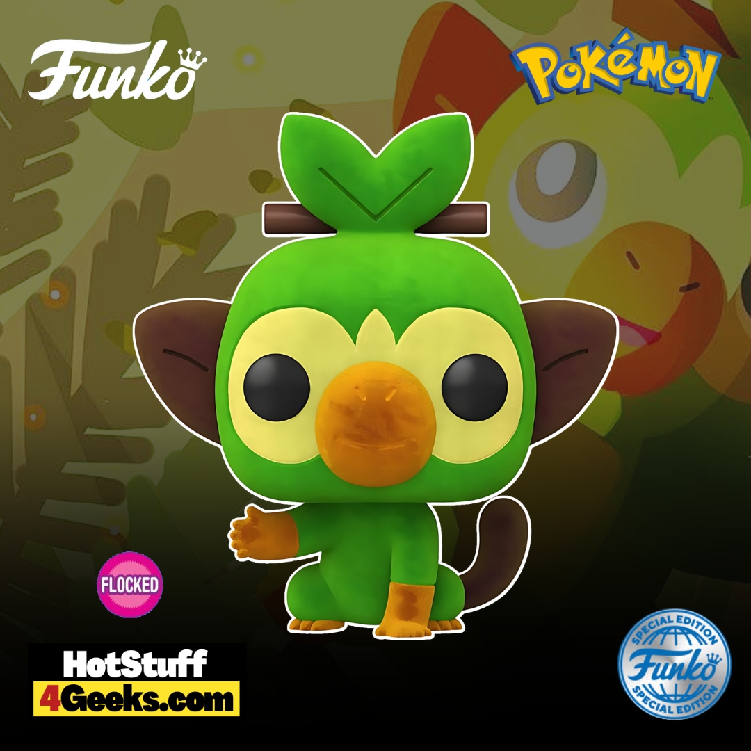 2024 Exclusive: Grookey Flocked Funko Pop!