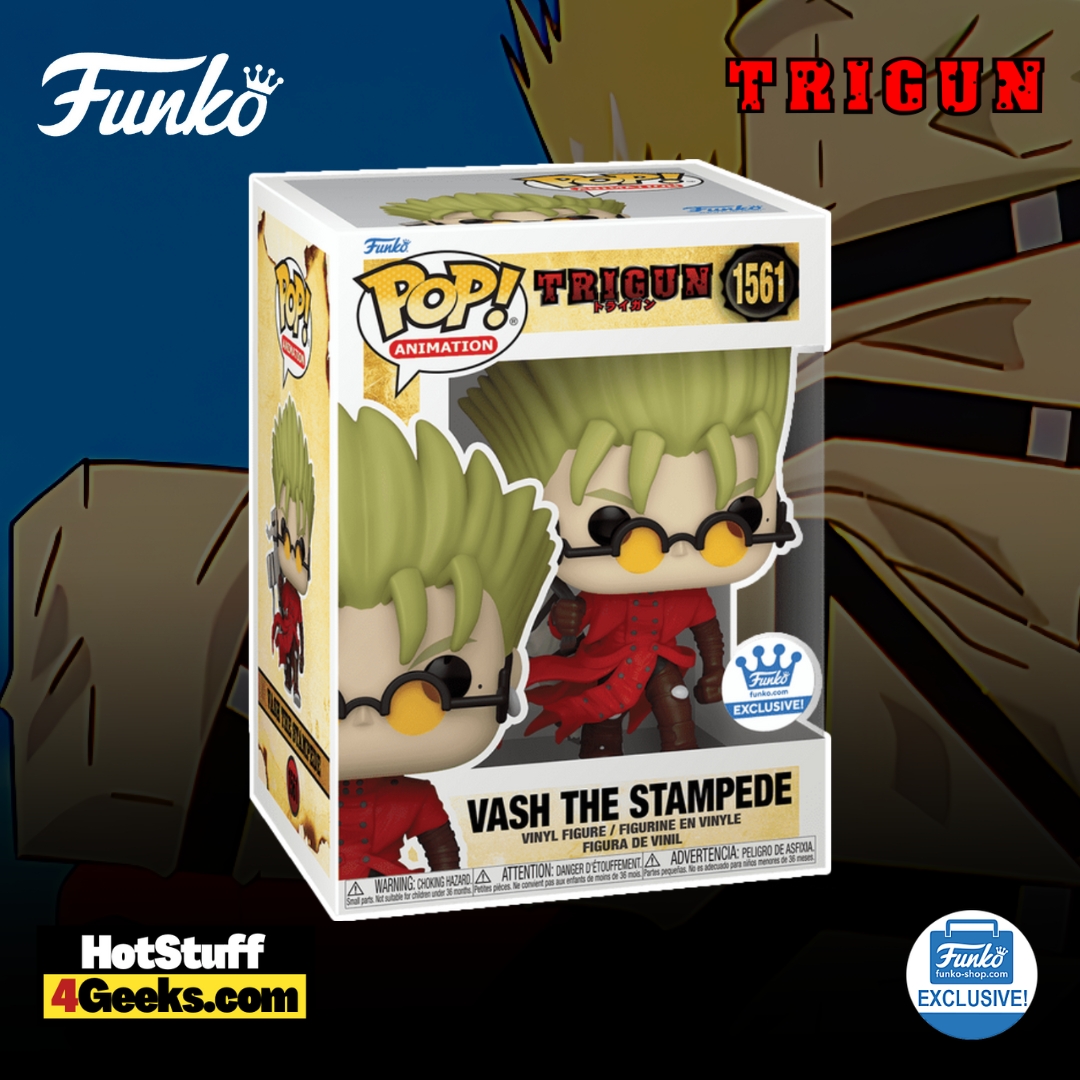 Trigun - Vash with Punisher Cross Funko Pop! Vinyl Figure – Funko Shop Exclusive