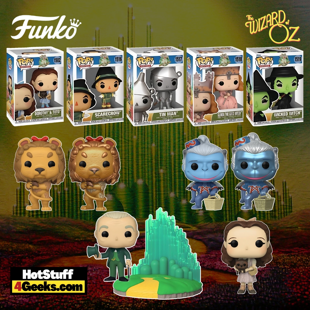 6 NEW Pop! Movies Wizard of Oz Funko Pops (2022)