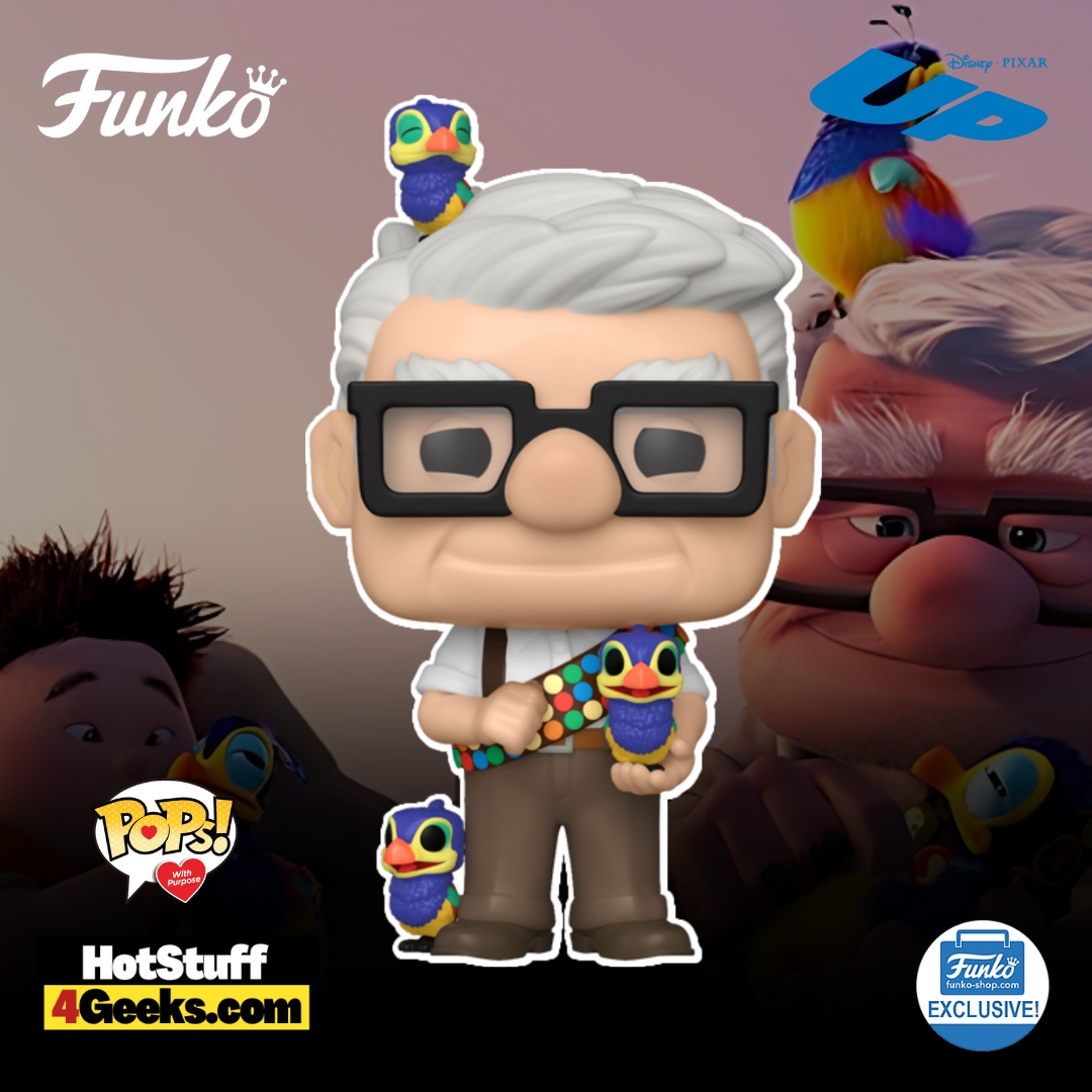 Disney's UP: Carl with Baby Snipes Funko Pop! with Purpose - Funko Shop Exclusive