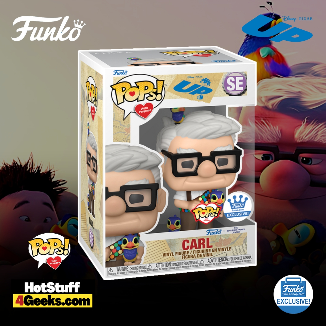 Disney's UP: Carl with Baby Snipes Funko Pop! with Purpose - Funko Shop Exclusive