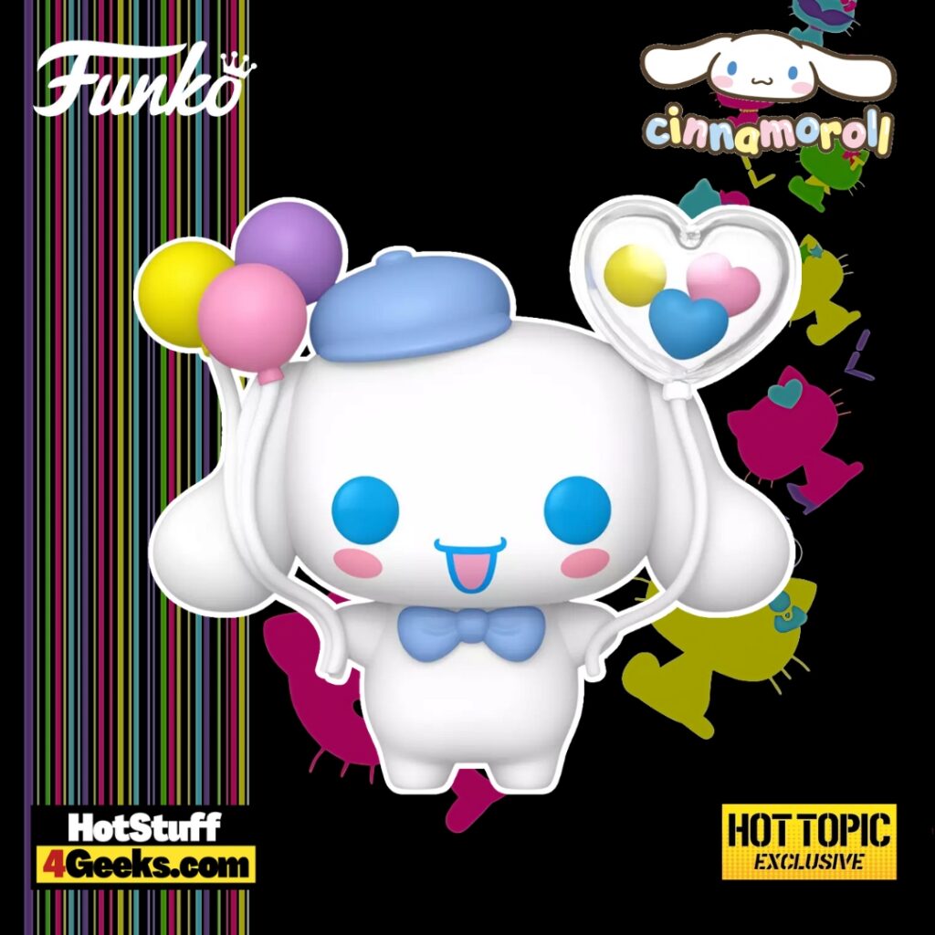 New arrival cinnamoroll with balloons funko pop hot topic