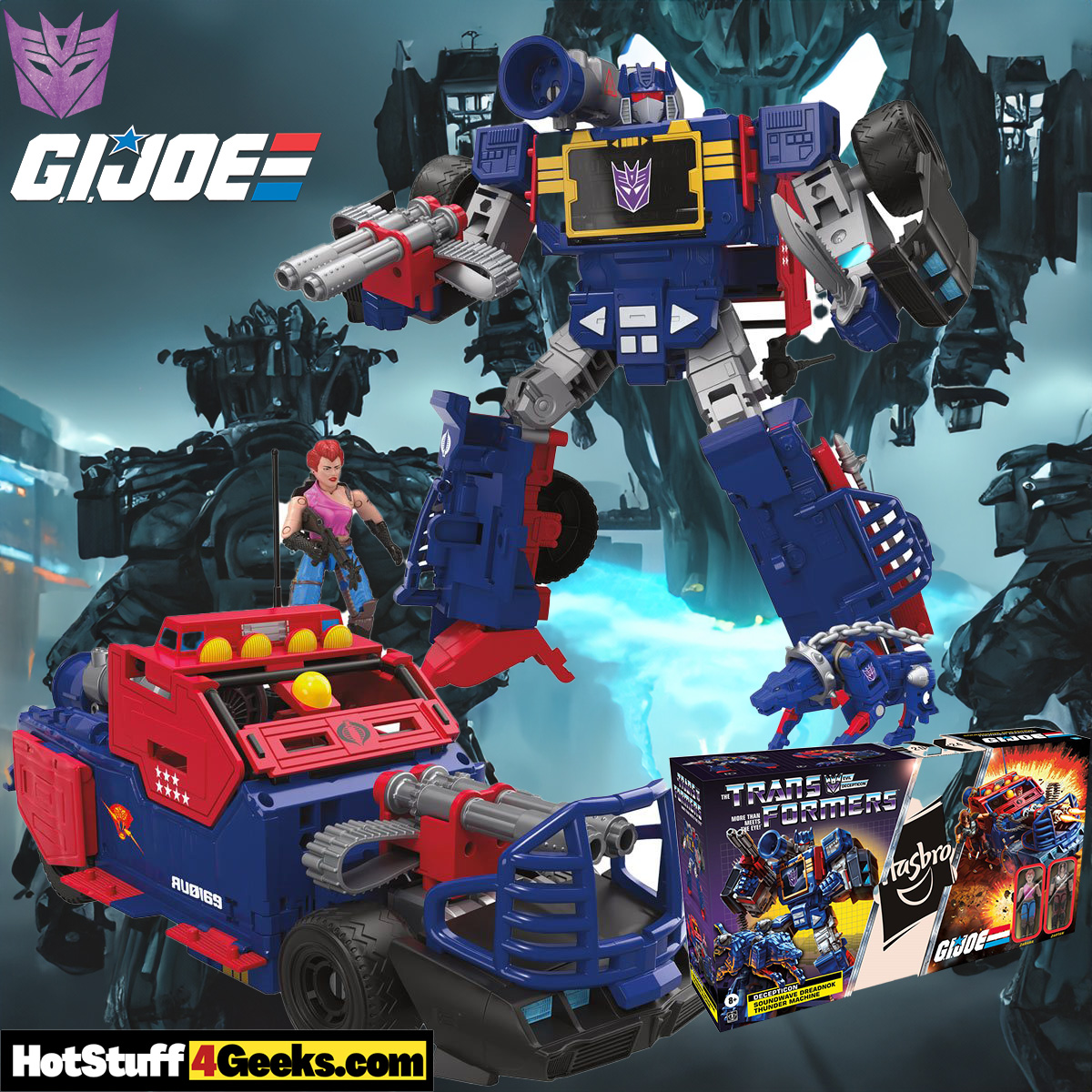 Unleashing Nostalgia: G.I. Joe Meets Transformers in Ultimate Mash-Up Set