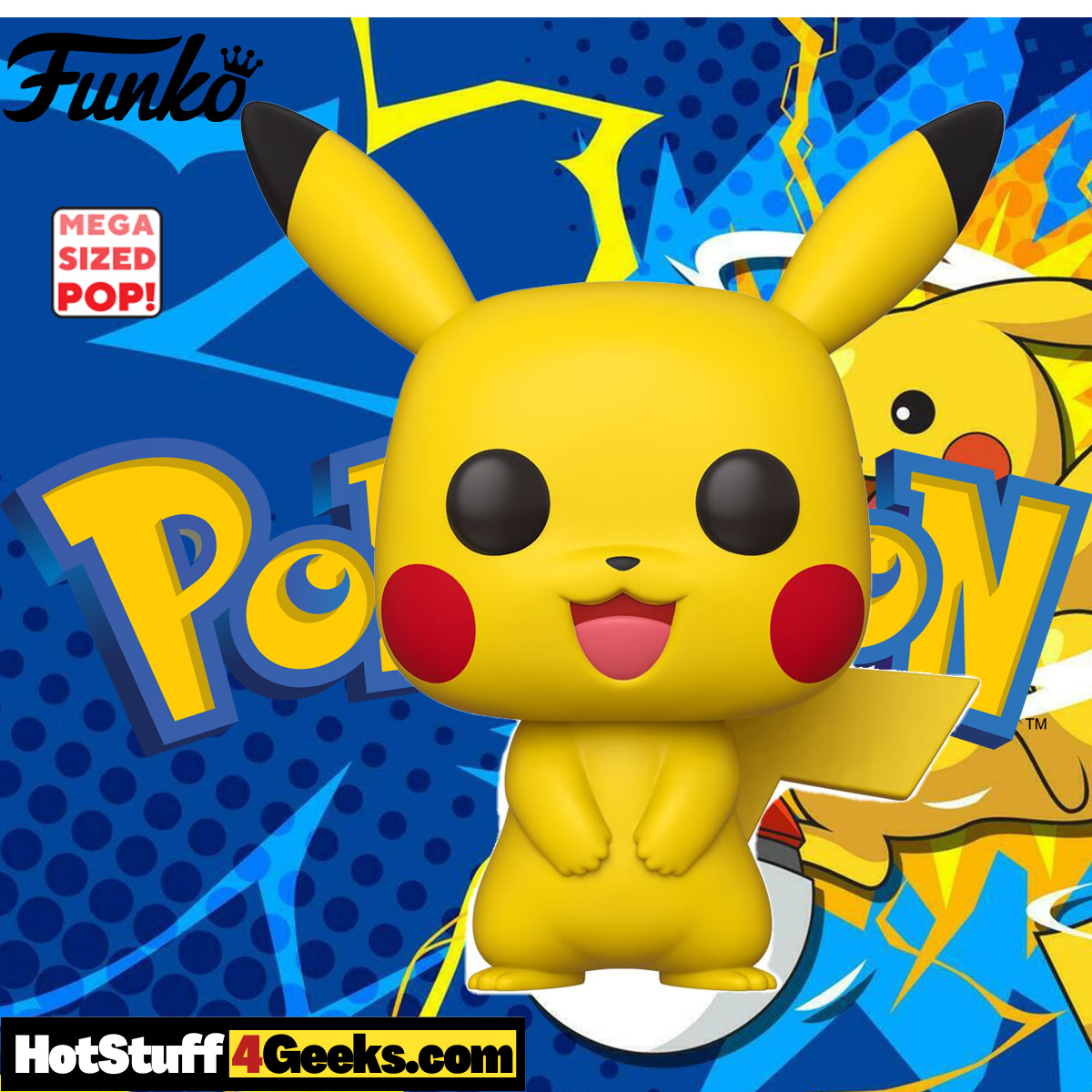 Coming 2025: Pokemon Pikachu 18-Inch Funko Pop #01