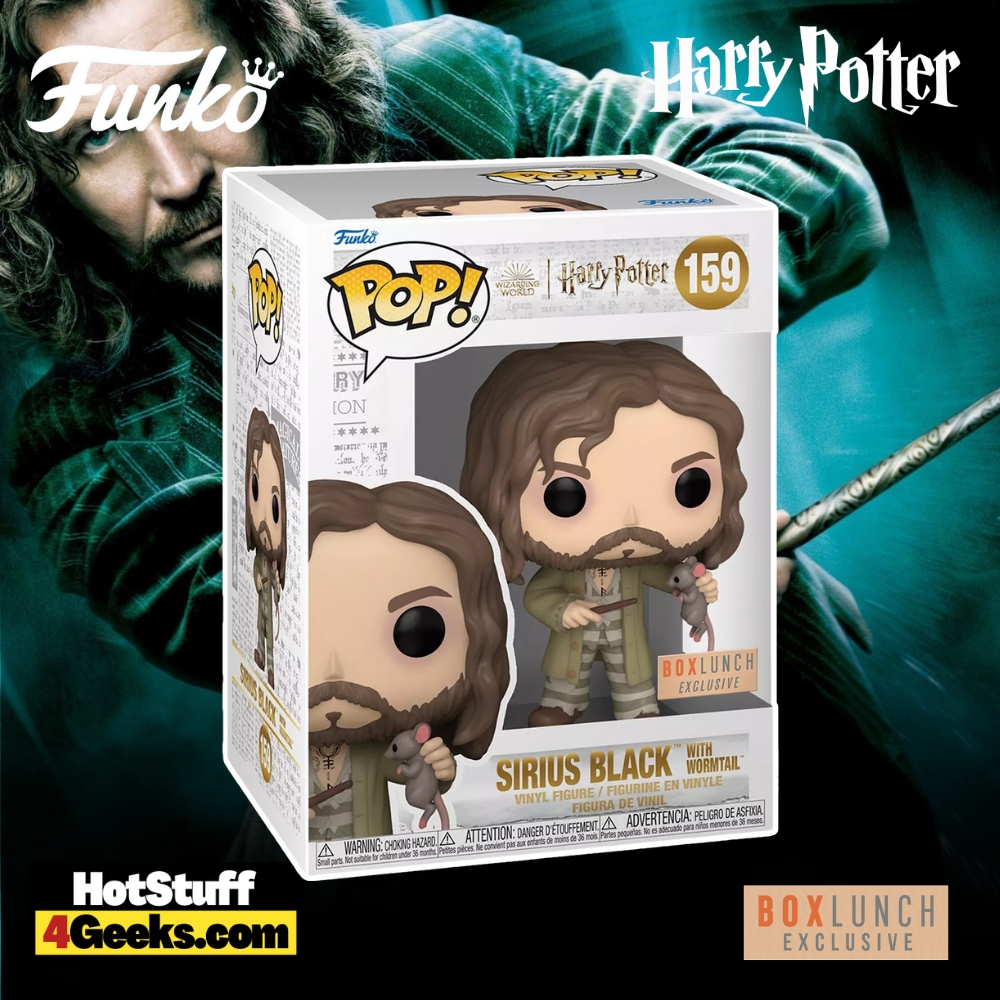 Harry Potter and the Prisoner of Azkaban:  Sirius Black with Wormtail Funko Pop! Vinyl Figure — BoxLunch Exclusive