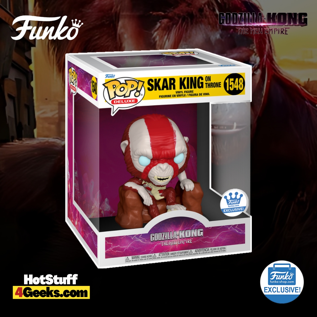 Godzilla X Kong: The New Empire - Skar King on Throne Funko Pop! Deluxe Vinyl Figure - Funko Shop Exclusive