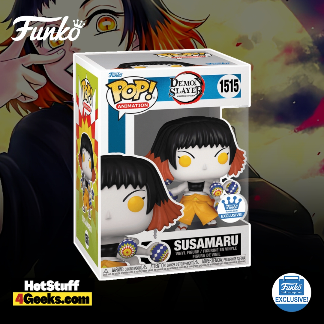 Demon Slayer: Susamaru with Temari Balls Funko Pop! Vinyl Figures  - Funko Shop Exclusive