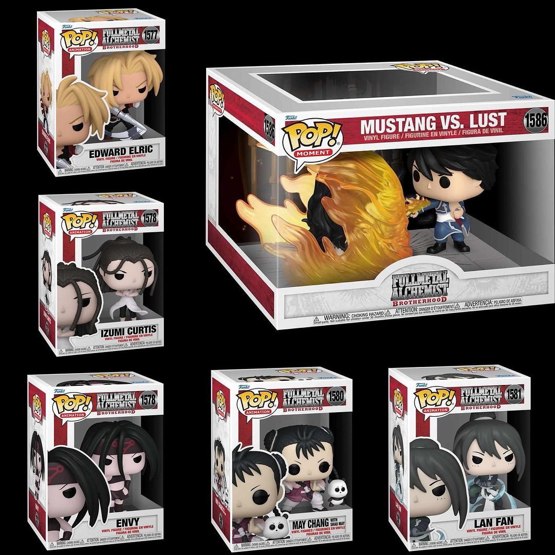 2024 Fullmetal Alchemist Brotherhood Funko POPs Unveiled