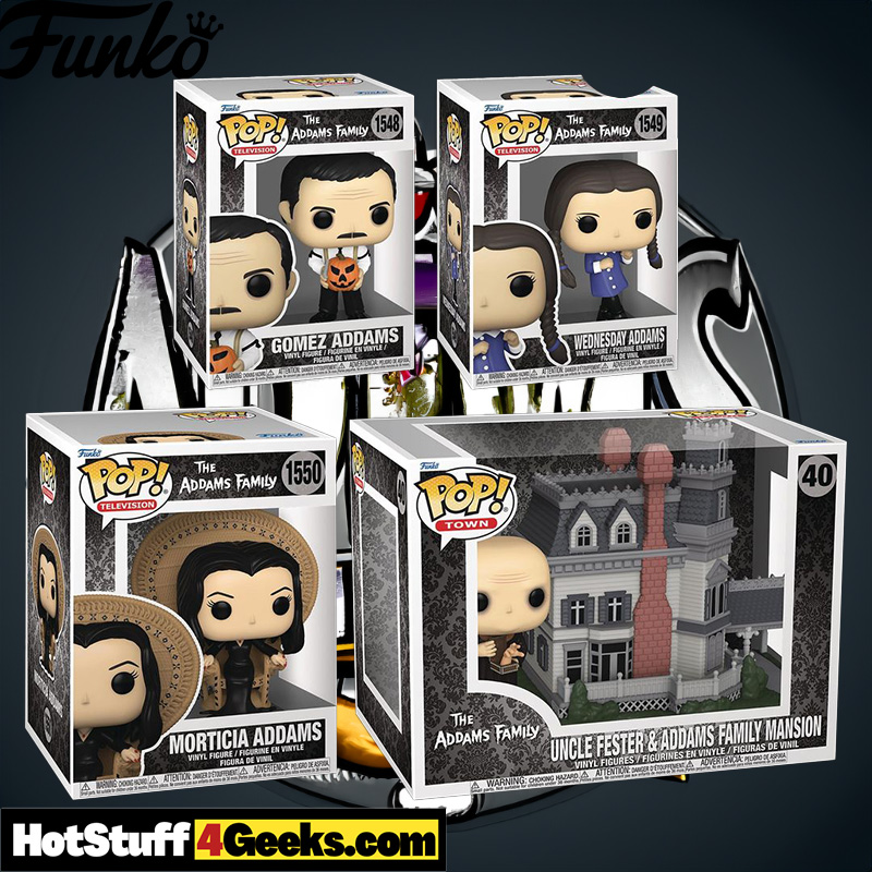 Revealed: The New Addams Family Funko Pop! Collection